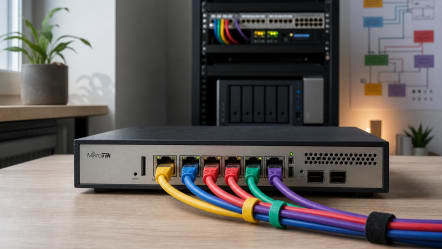 MikroTik als Home‑Lab‑Router: VLANs, Firewalling und sichere Netzsegmentierung