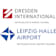 Logo Flughafen Dresden & Leipzig/Halle