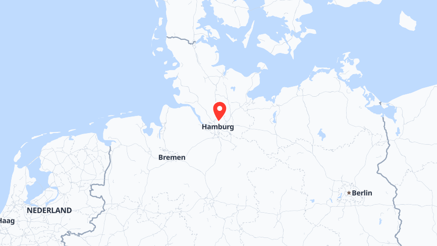 Karte der Standorte von Berenberg