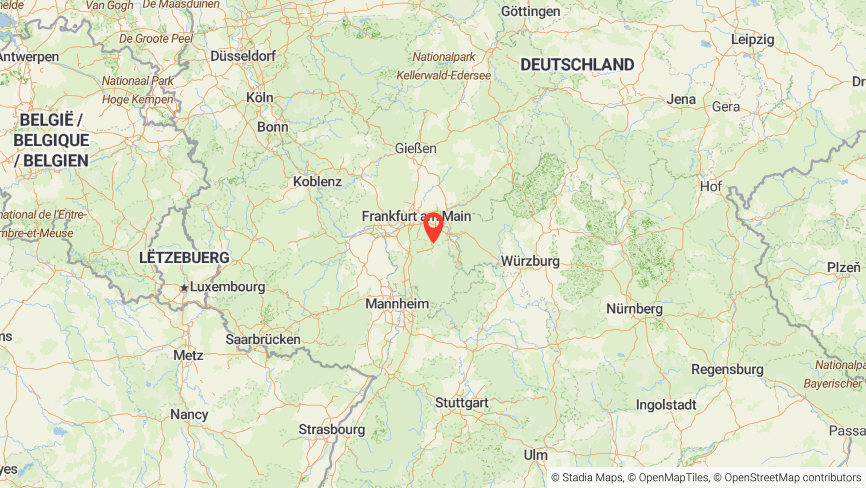 Karte der Standorte von H. Gautzsch