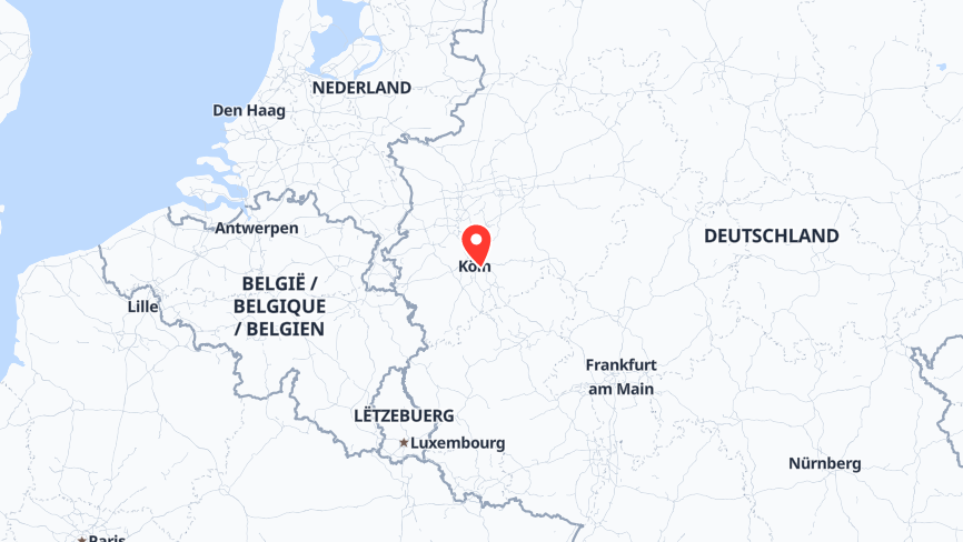 Karte der Standorte von Ghendler Ruvinskij Rechtsanwälte PartG mbB