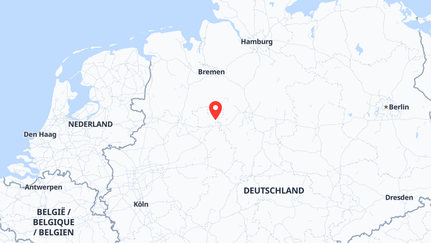 Karte der Job-Standorte