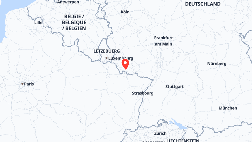 Karte der Job-Standorte