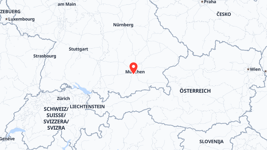 Karte der Job-Standorte