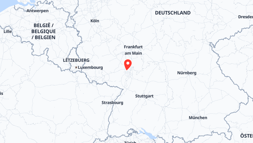 Karte der Job-Standorte