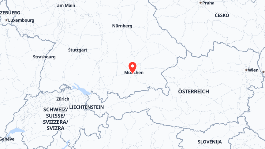 Karte der Job-Standorte