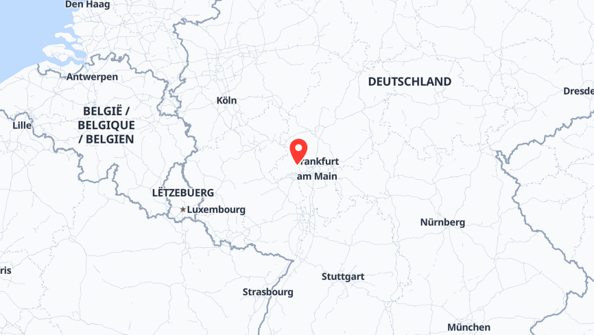 Karte der Job-Standorte