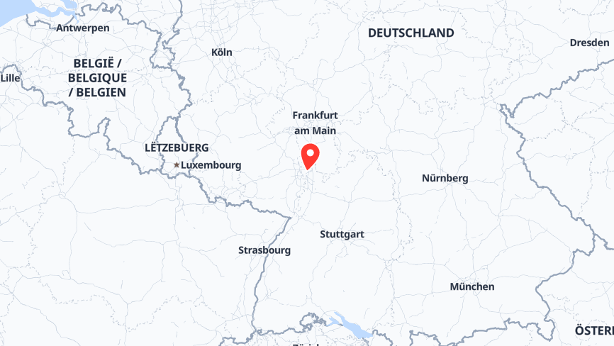 Karte der Job-Standorte