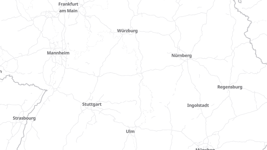Karte der Standorte von Thieme Gruppe