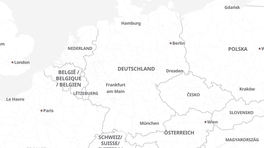 Karte der Standorte von Deutscher Sparkassen Verlag GmbH