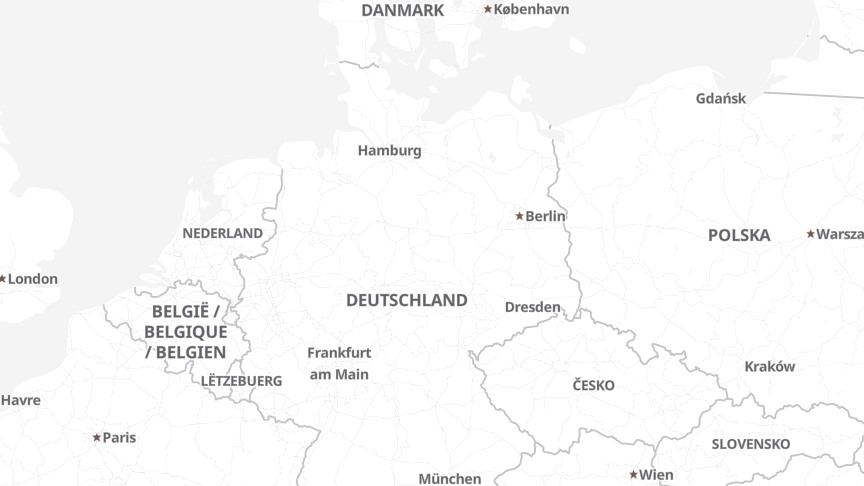 Karte der Standorte von inray Industriesoftware GmbH