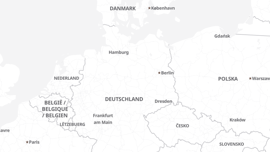 Karte der Standorte von novomind AG
