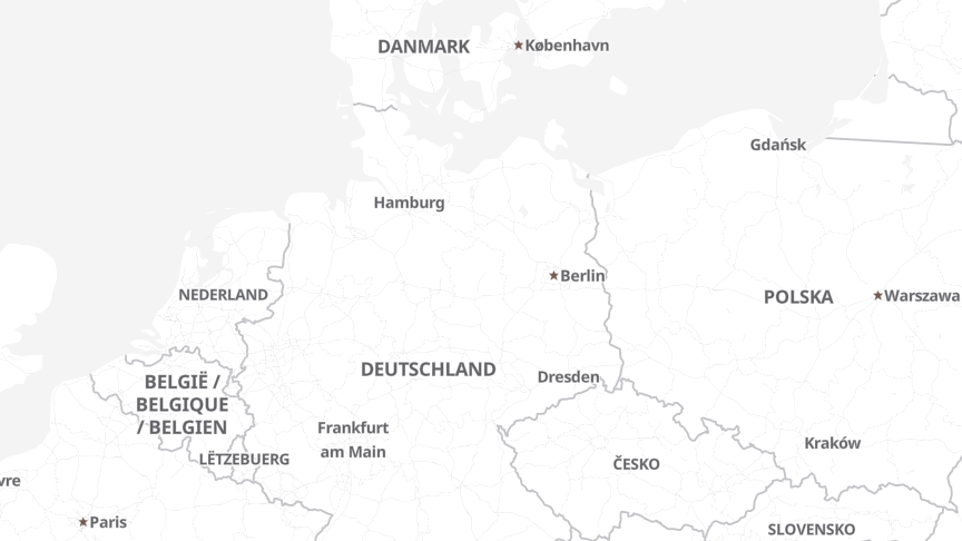 Karte der Standorte von Elisabeth Vinzenz Verbund GmbH