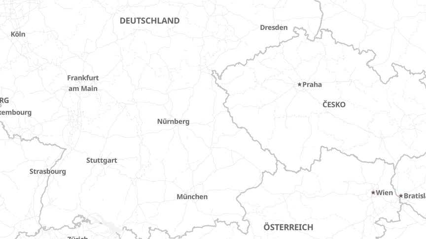 Karte der Standorte von b-plus Group