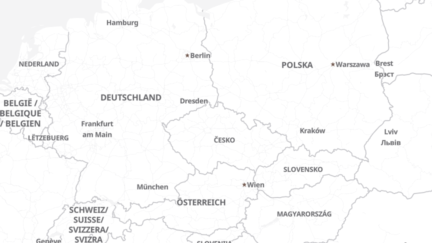 Karte der Standorte von Storebox
