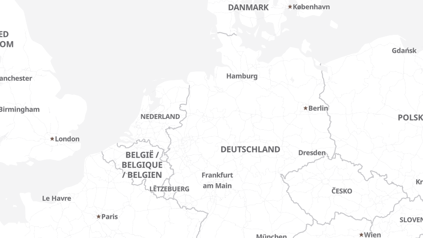 Karte der Job-Standorte