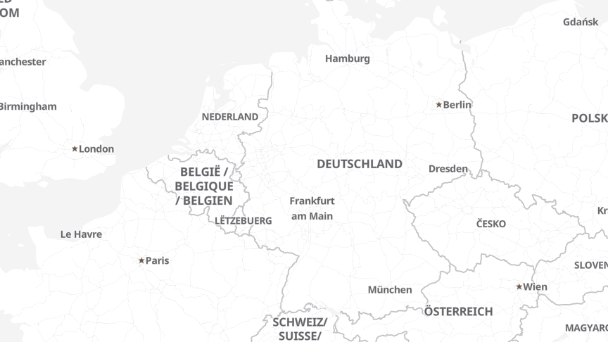 Karte der Standorte von Klingele Papierwerke GmbH & Co. KG