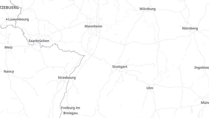 Karte der Standorte von Landesarchiv Zentrale Dienste Land BW