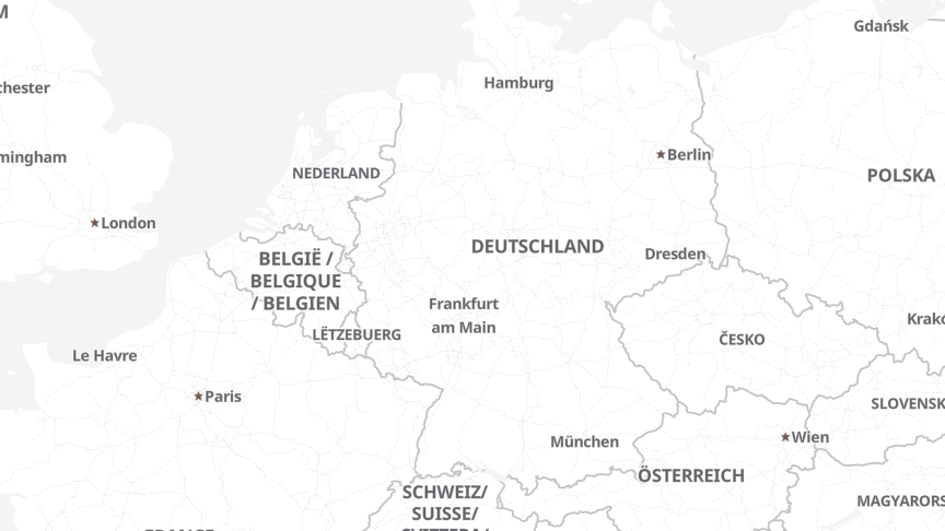 Karte der Standorte von m3connect GmbH