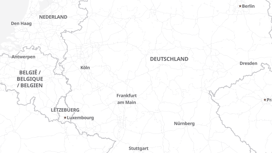 Karte der Standorte von Nassauische Heimstätte