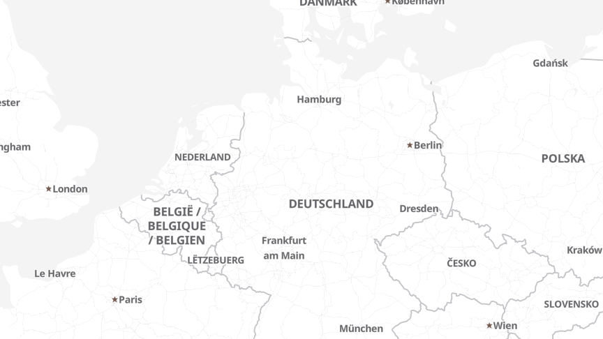 Karte der Job-Standorte