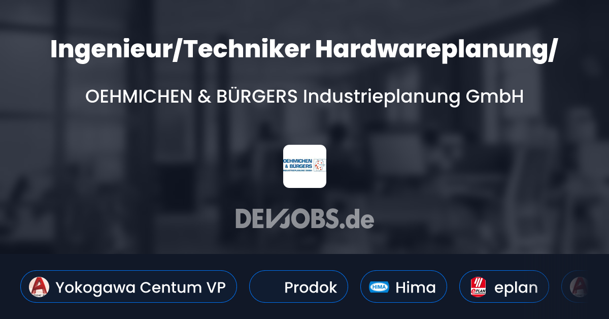 Oehmichen & Bürgers Industrieplanung Gmbh devjobs.de